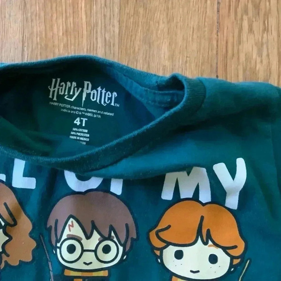 Harry Potter all of my friends are wizards boys T-shirt size 4T - Picture 4 of 4